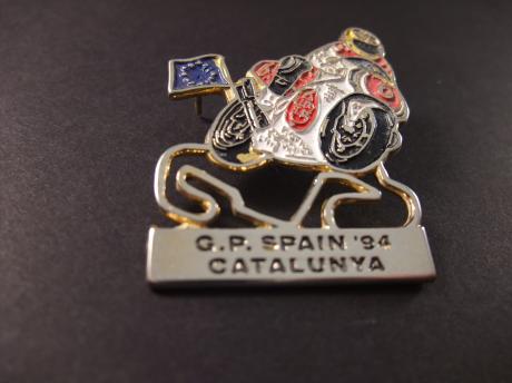 MotoGP Spanje (Gran Premi de Catalunya) 1994( Barcelona) rijder is de Braziliaan Alex Barros op een 500 cc Suzuki